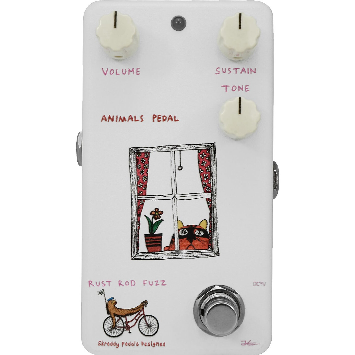 Animals Pedal Rust Rod V2 Fuzz Pedal Designed by Skreddy Pedals