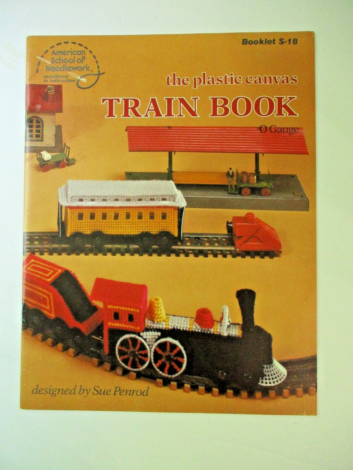 The Plastic Canvas Train Book 1981 American School Needlework Penrod
