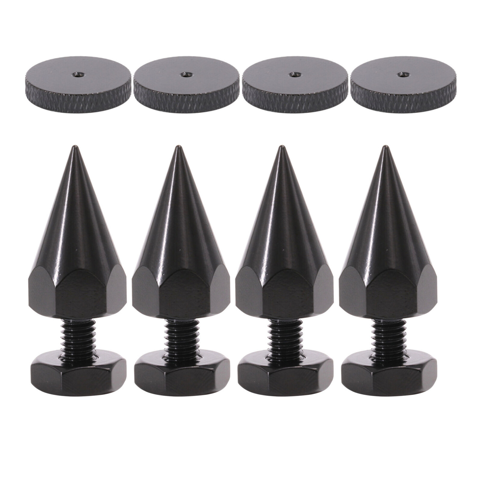8PCS Carbon Iron M6 Thread Speaker Isolation Spike AMP Studio Monitor Stand Feet