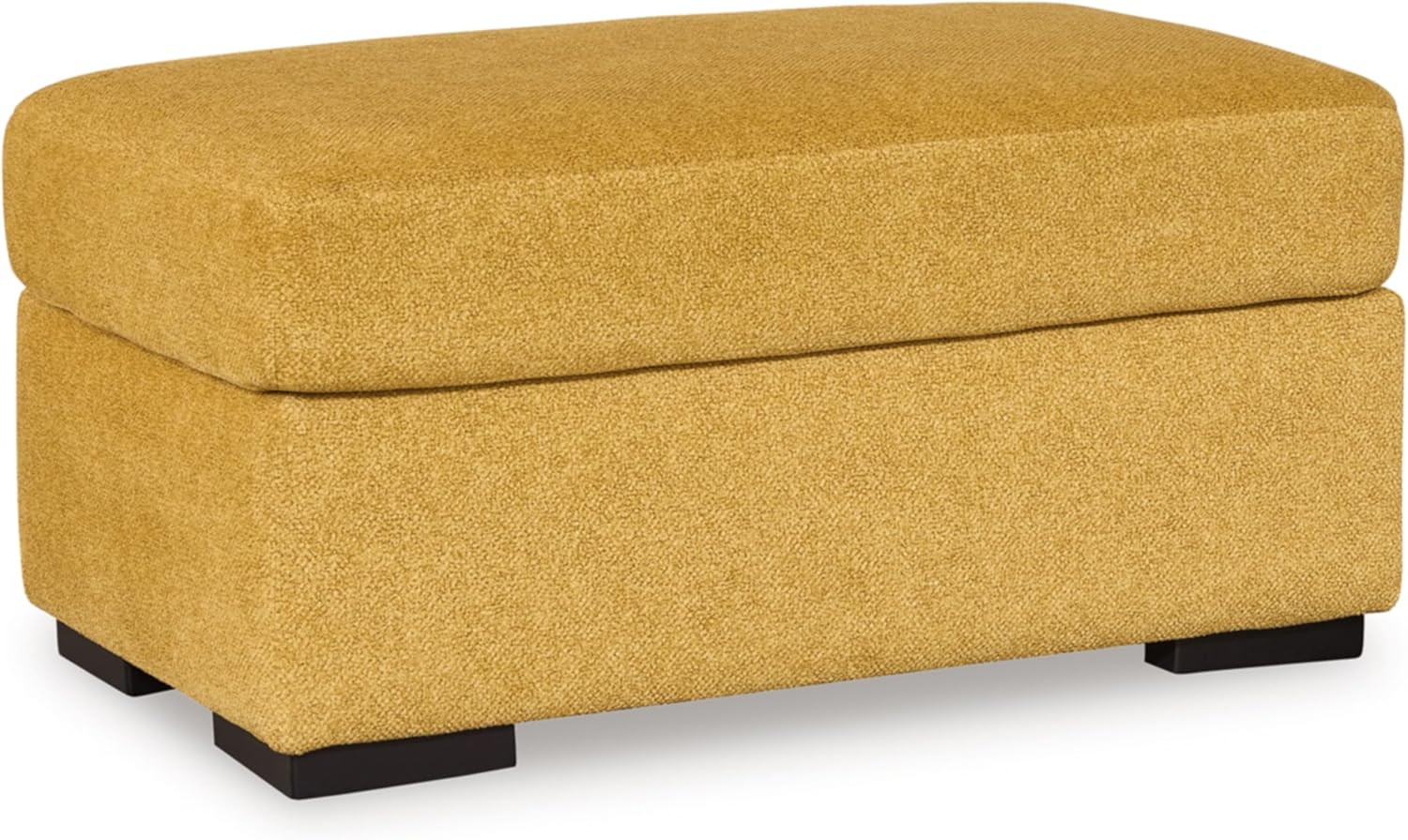 Stylish Yellow Modern Ottoman for Living Room - Versatile Home Accent Piece
