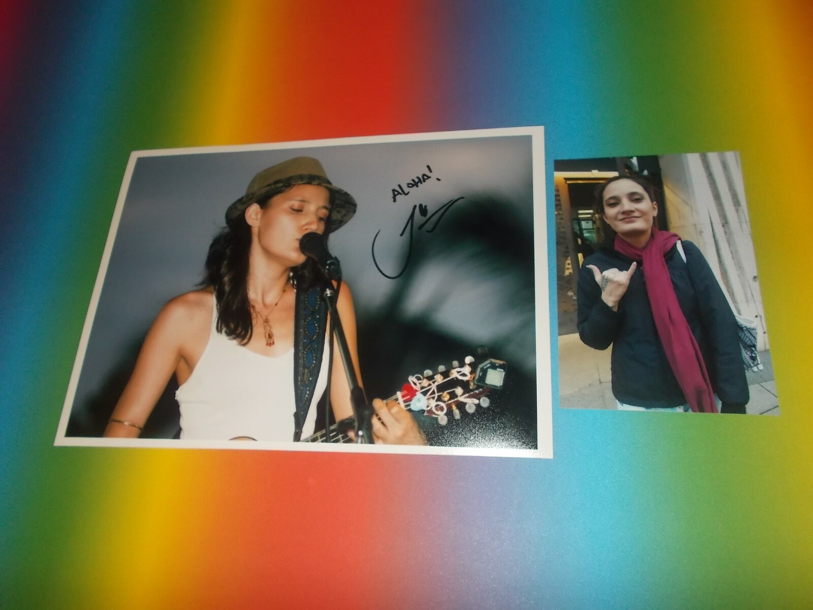 Taimane Gardner AIR  sexy signed autograph Autogramm 8x11 inch foto in person