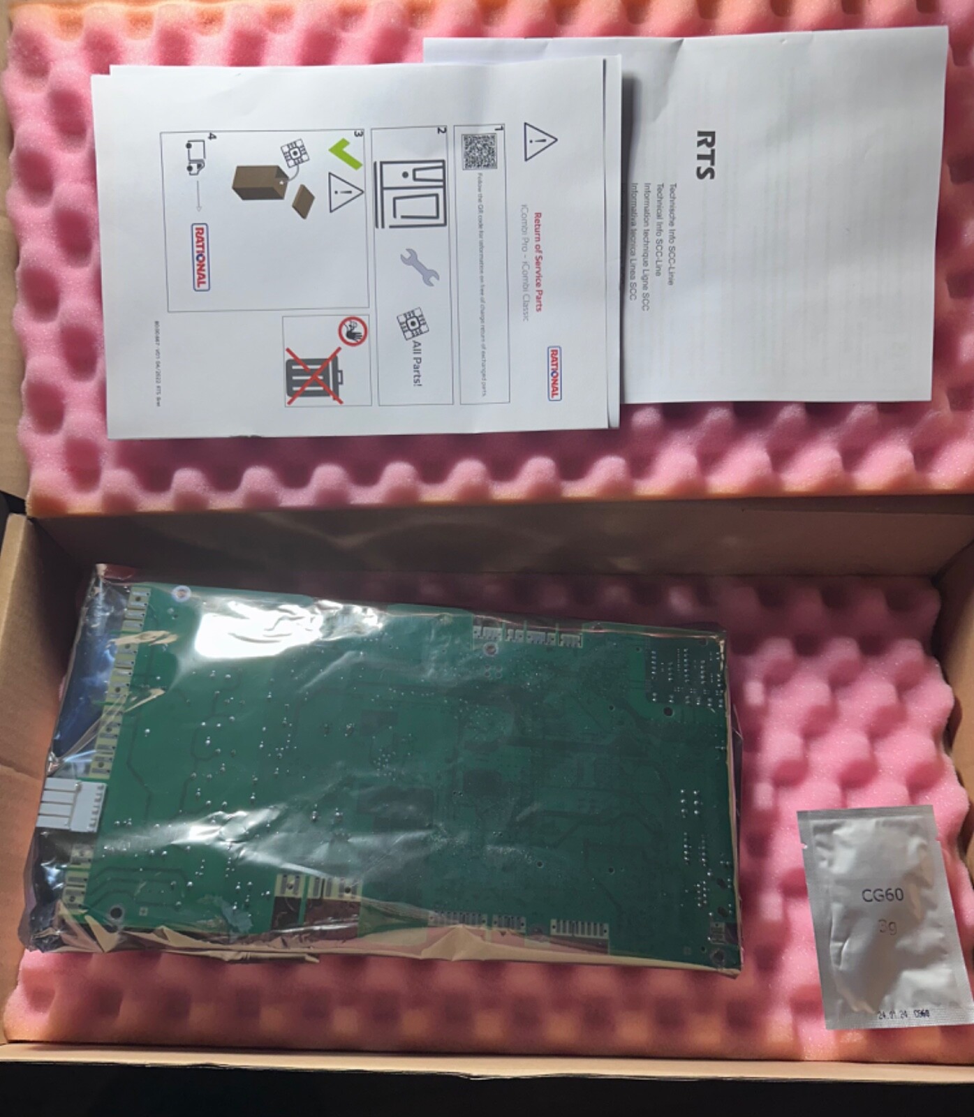 Rational 42.00.260P Genuine OEM CONTROL PCB