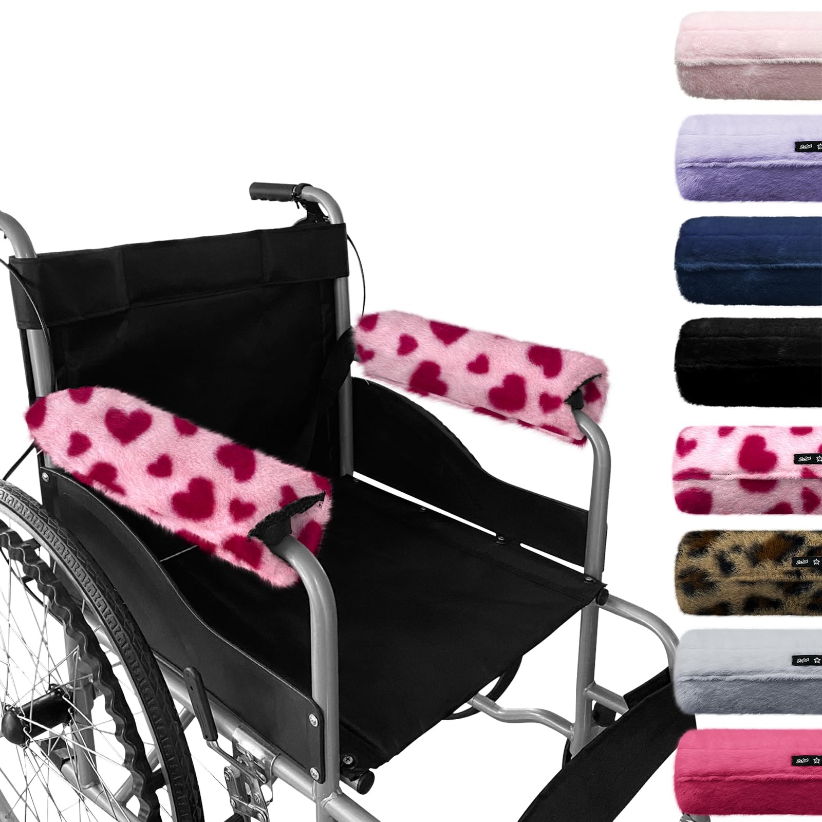 Wheelchair Armrest Covers 2 Pack Soft Memory Foam Wheelchair armrest Pads Wic...