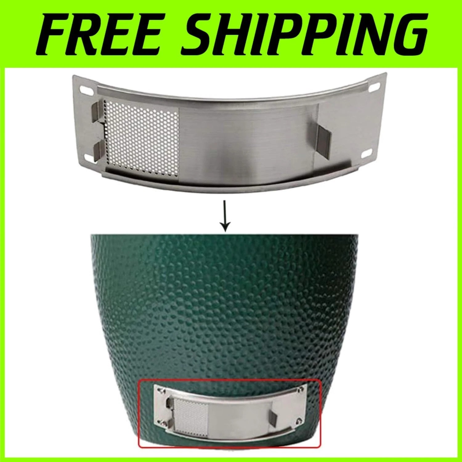 Replacement Parts for Large Green Egg with Mesh Screen