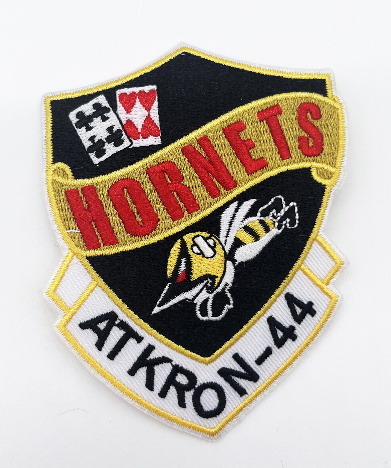 VA-44 Hornets Squadron Patch  – Plastic Backing/Sew On, 4 in