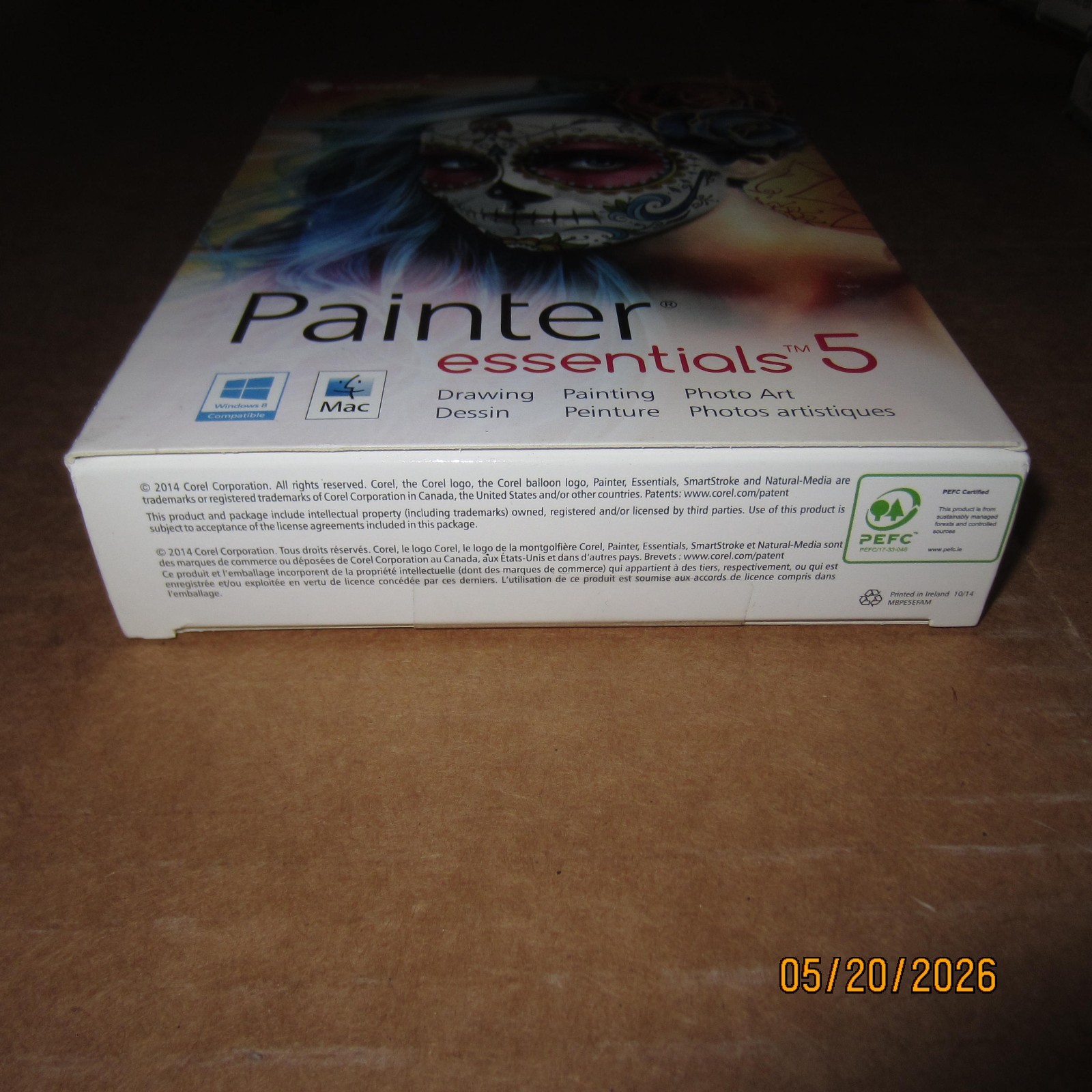 NEW Corel Painter Essentials 5 Software Windows 8 Or MAC Drawing Painting