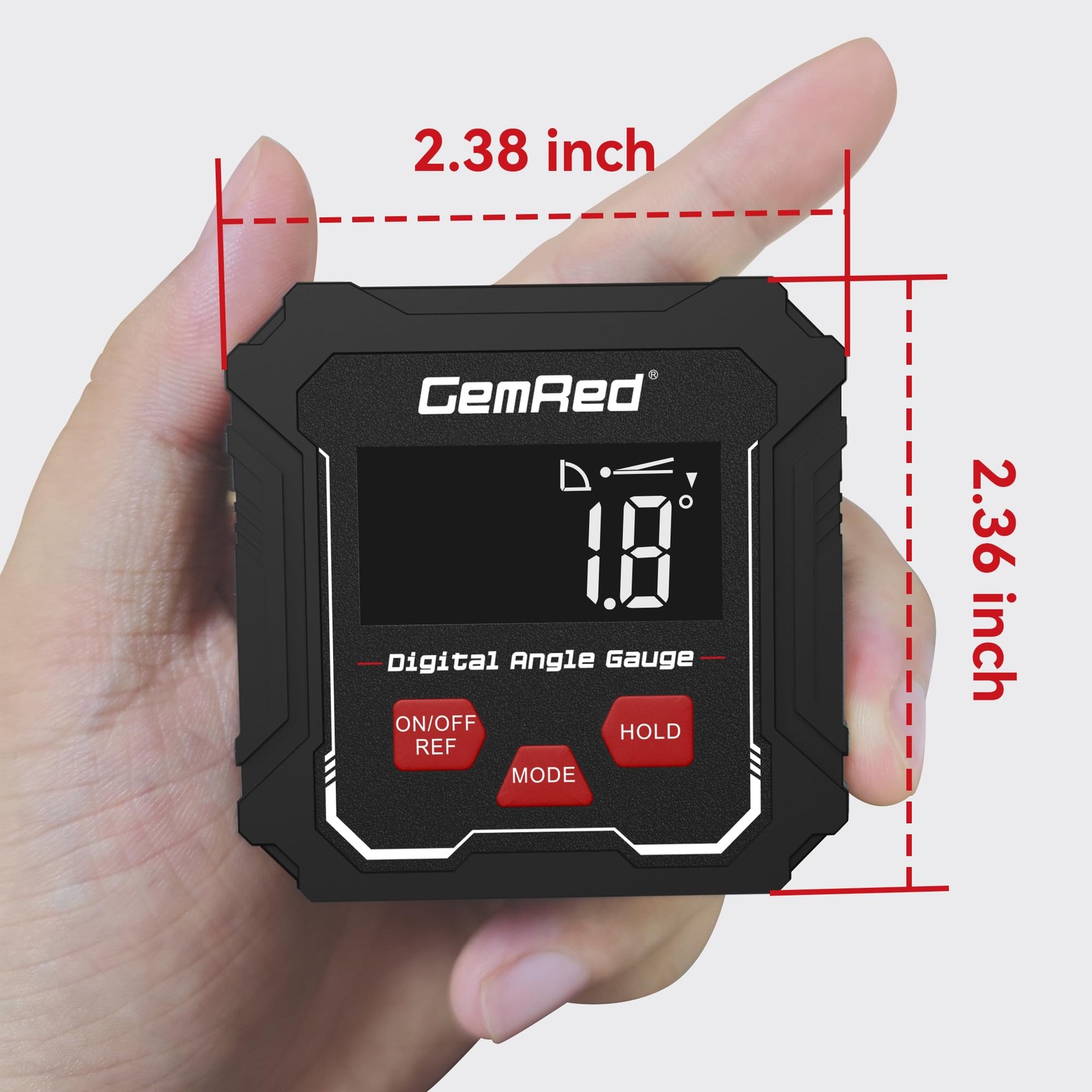 DAGV1 Digital Angle Gauge Hold Function Measurement Tool Level Protractor
