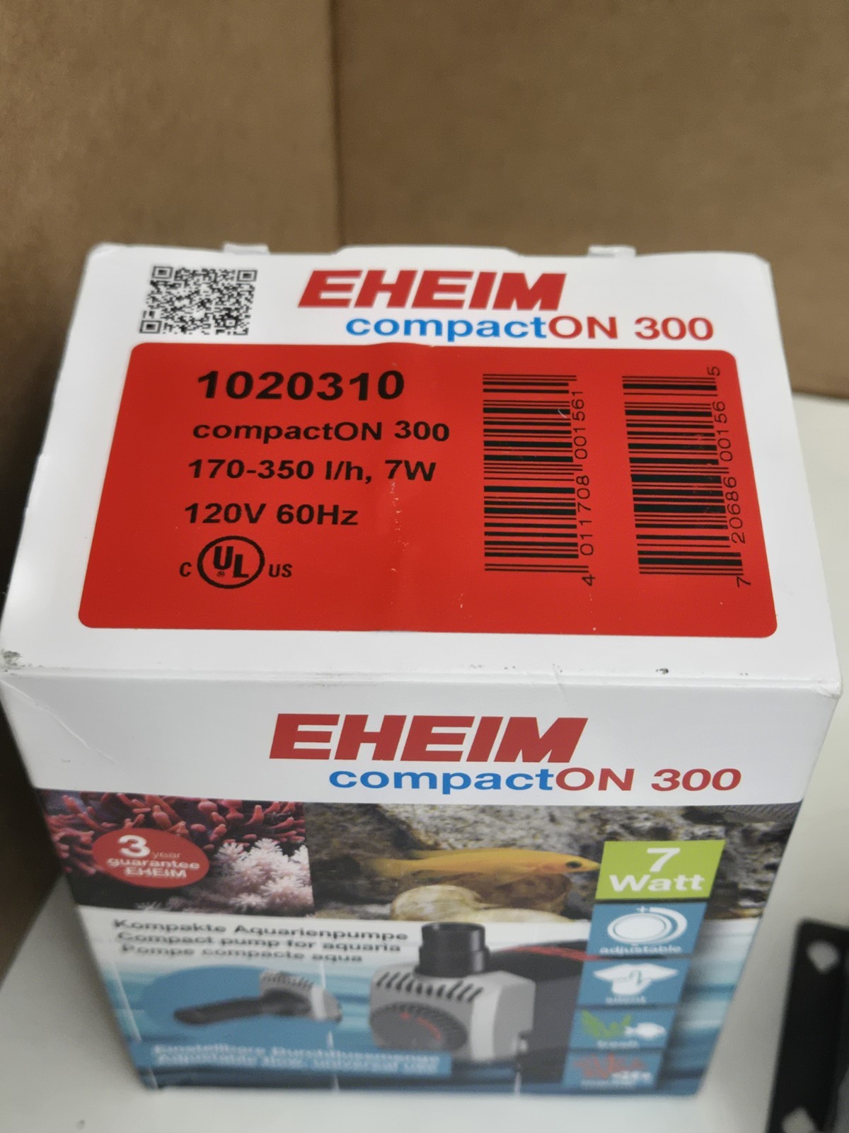 EHEIM compactON 300 79 GPH Aquarium Pump