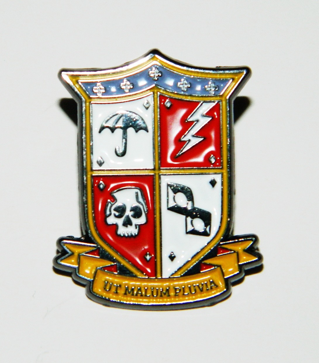The Umbrella Academy TV Series House Crest Logo Metal Enamel Pin NEW UNUSED