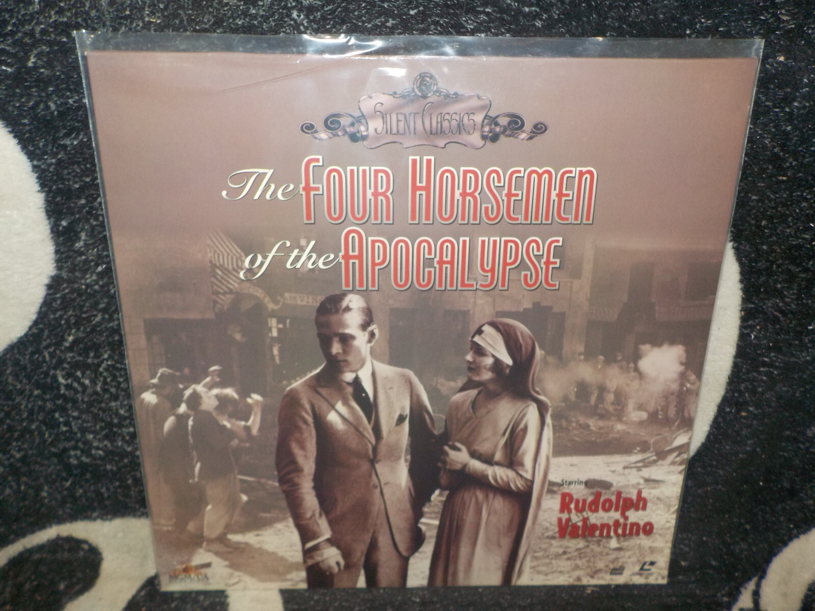 The Four Horsemen of the Apocalypse Laserdisc LD Rudolph Valentino Free Ship $50