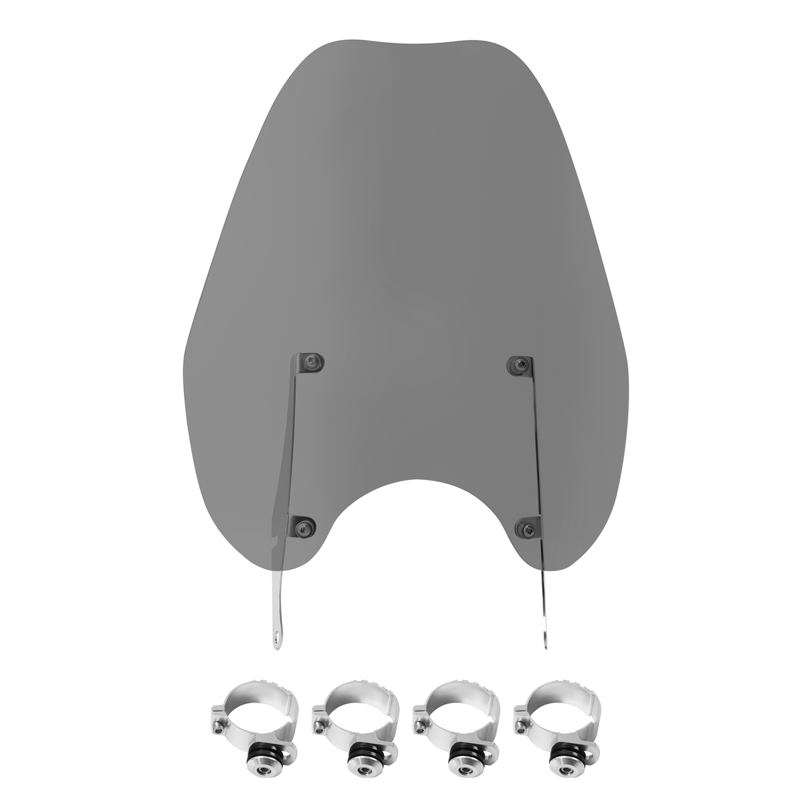Windscreen Windshield & 39mm Clamps Fit For Harley Sportster 883 1200 1988-2022