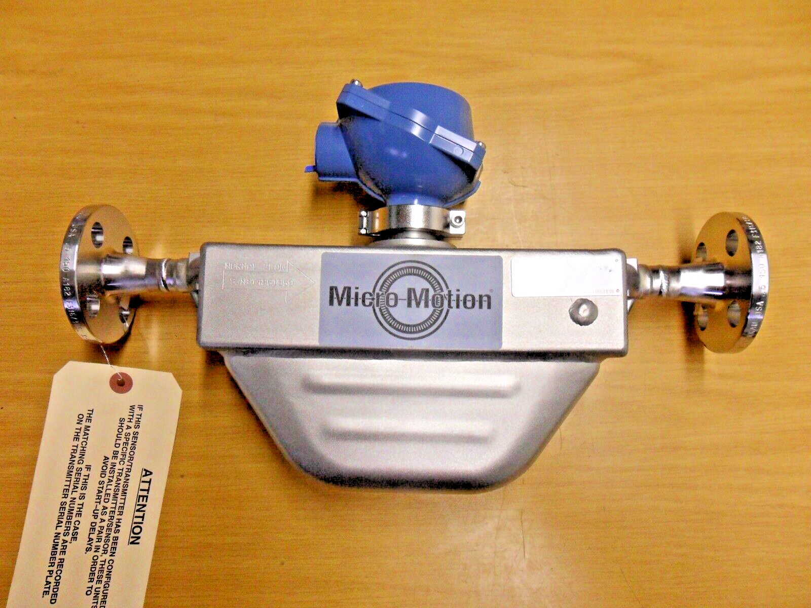 MICRO MOTION Mass Flow Sensor F025S (Transmitter face not included)