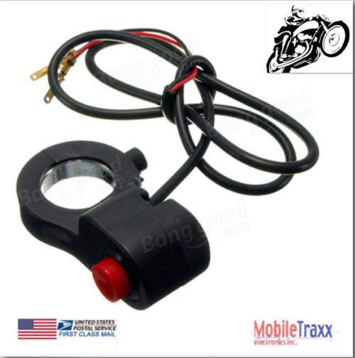 7/8" Universal Motorcycle/Dirt Bike/ATV Handlebar Grip Horn Switch Control