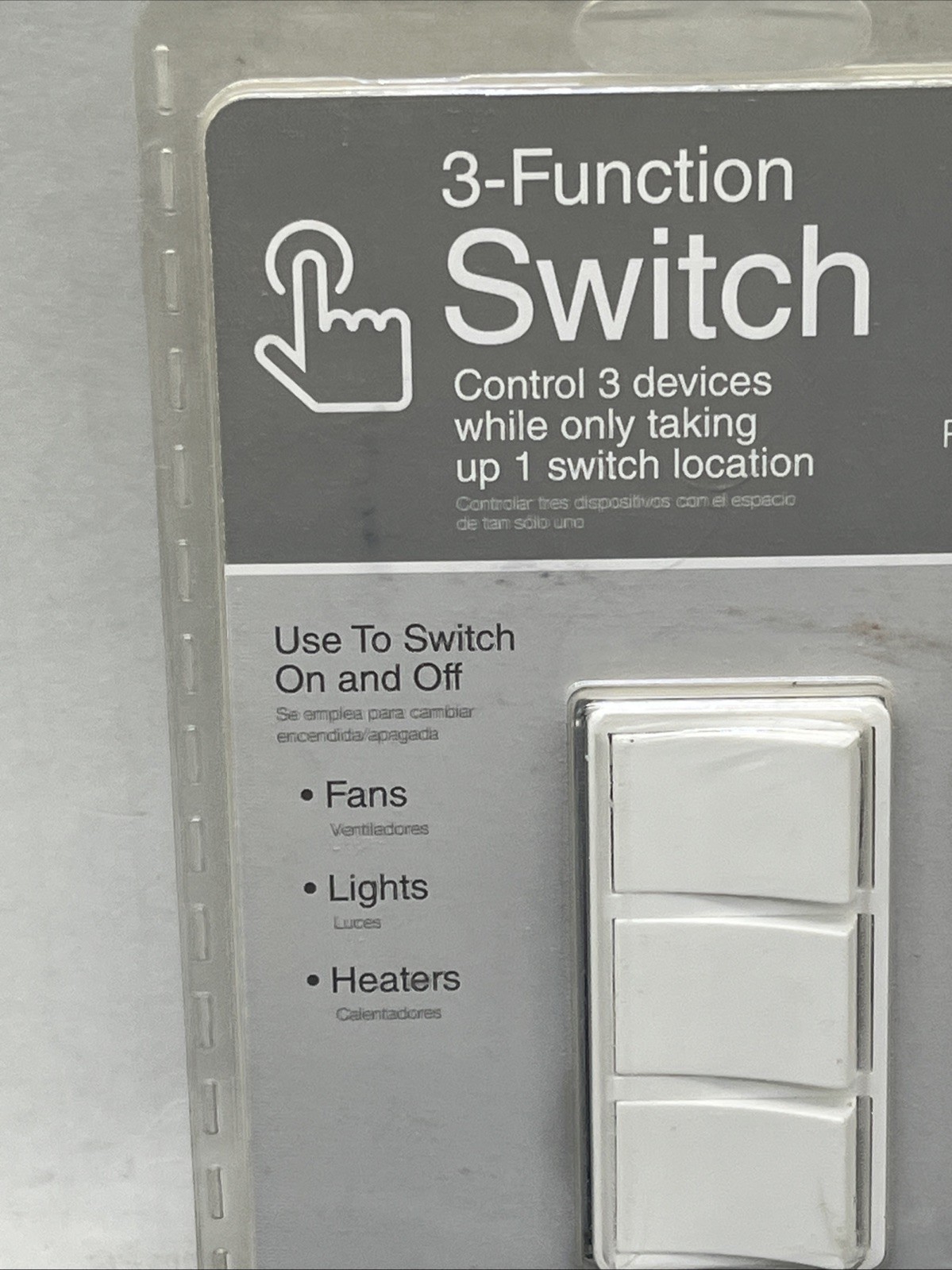 Unbranded Function On/Off Rocker Switch, FSR 600 W7, White, 15 Amp, {7}.