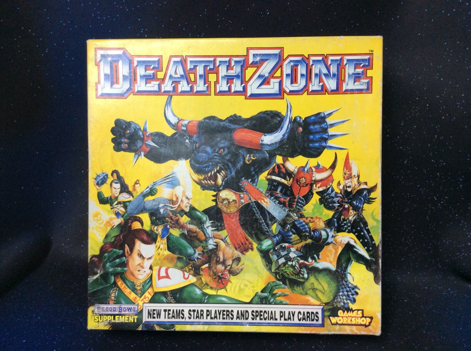 GAMES WORKSHOP BLOOD BOWL DEATH ZONE *COMPLETE + EXTRAS!