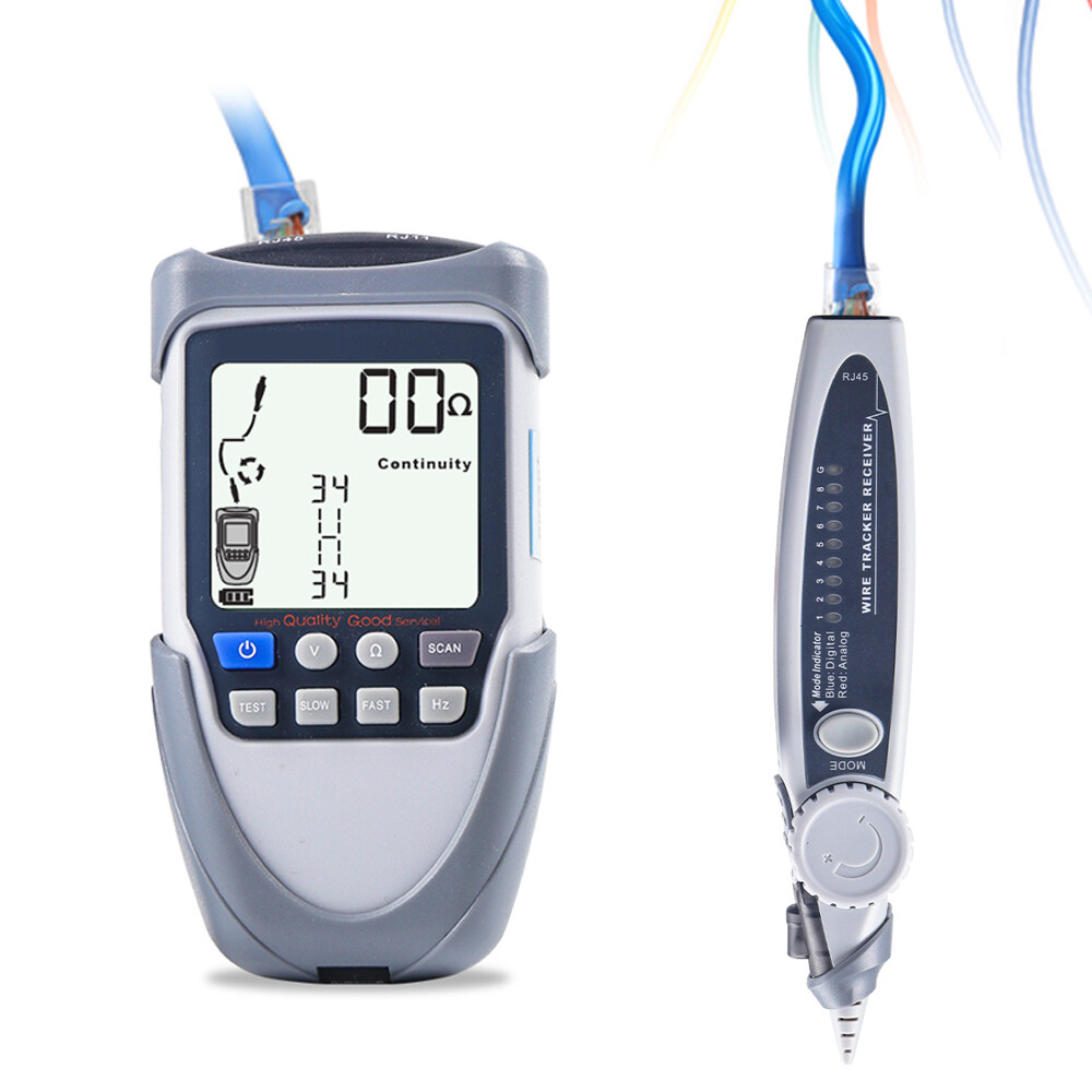 Handheld Portable Network Cable Tester LCD Large Screen Display Digital V8M3