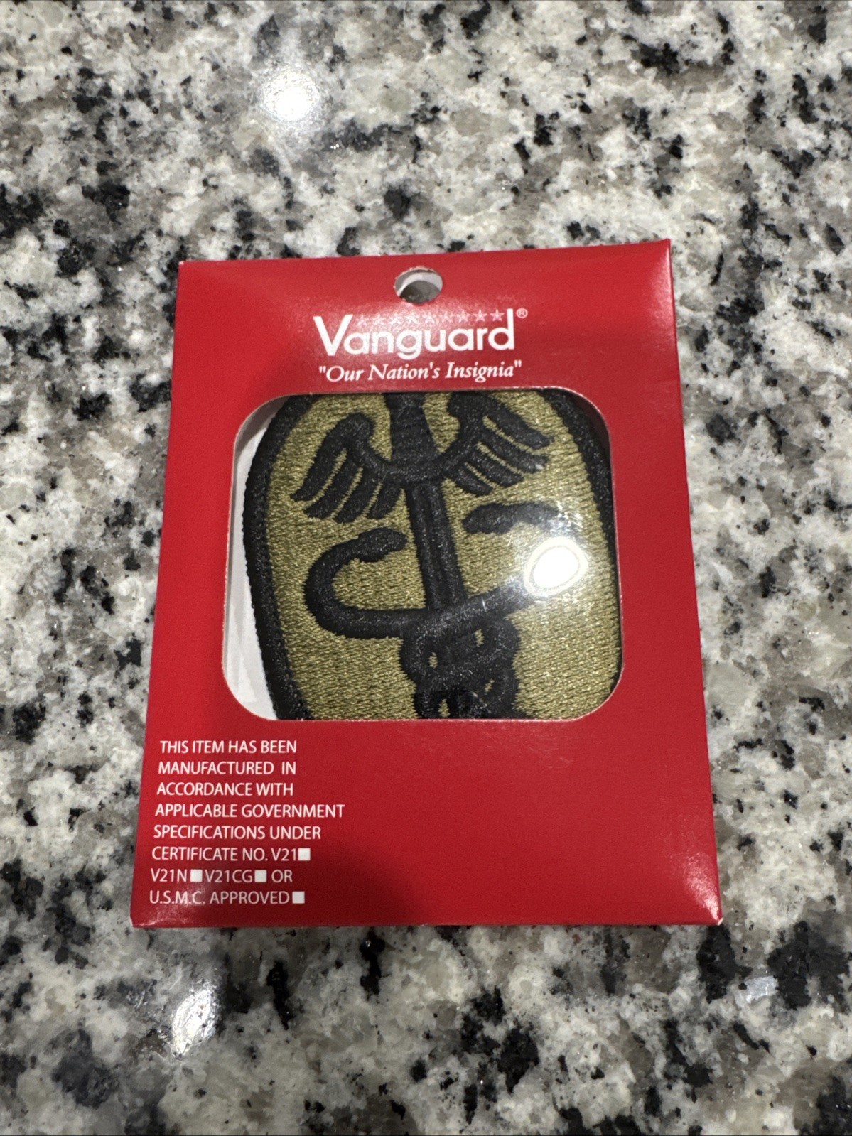 Vanguard MEDDAC Patches Lot of 2