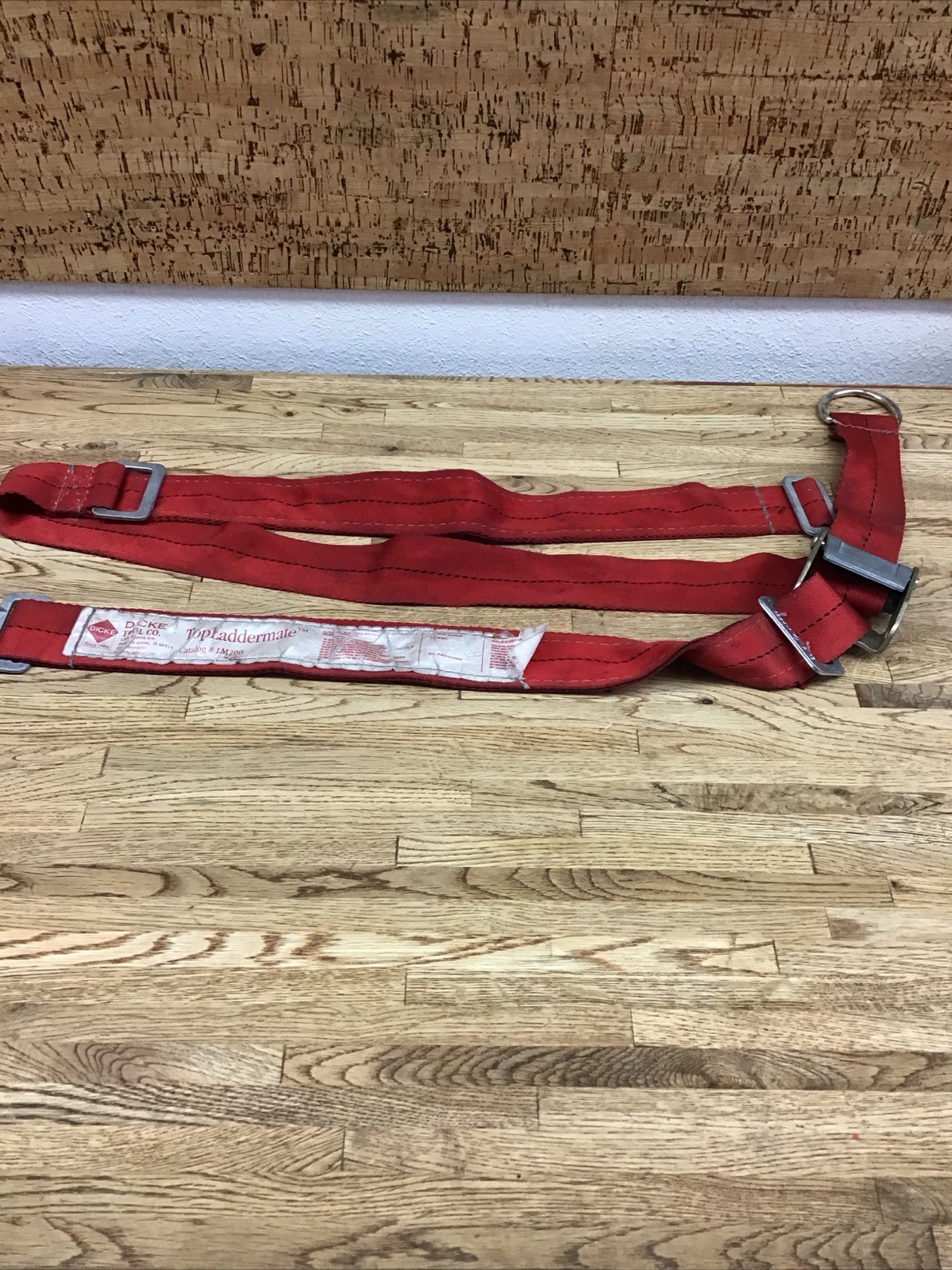 Dicke Tool Co Top Laddermate LM200 Ladder Safety Belt For Linesman Used II-7