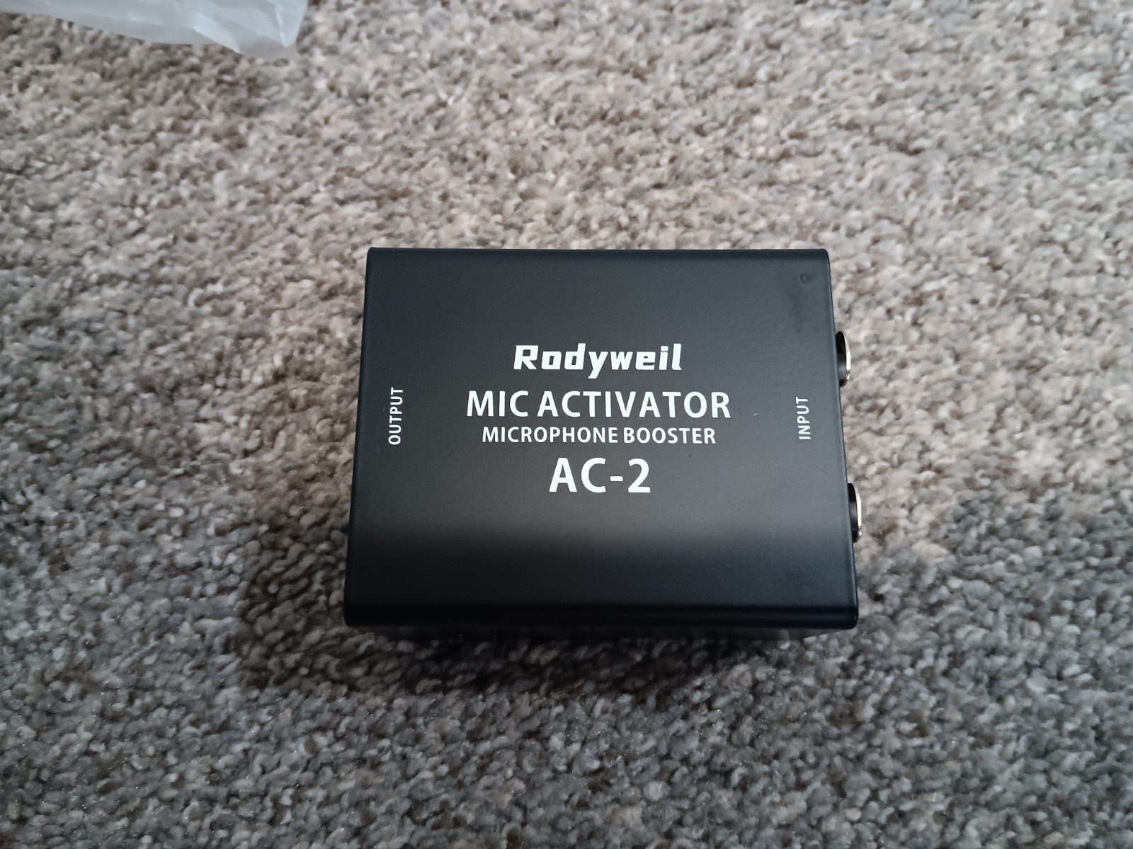 Rodyweil Mic Activator Microphone Booster AC-2 New, open box