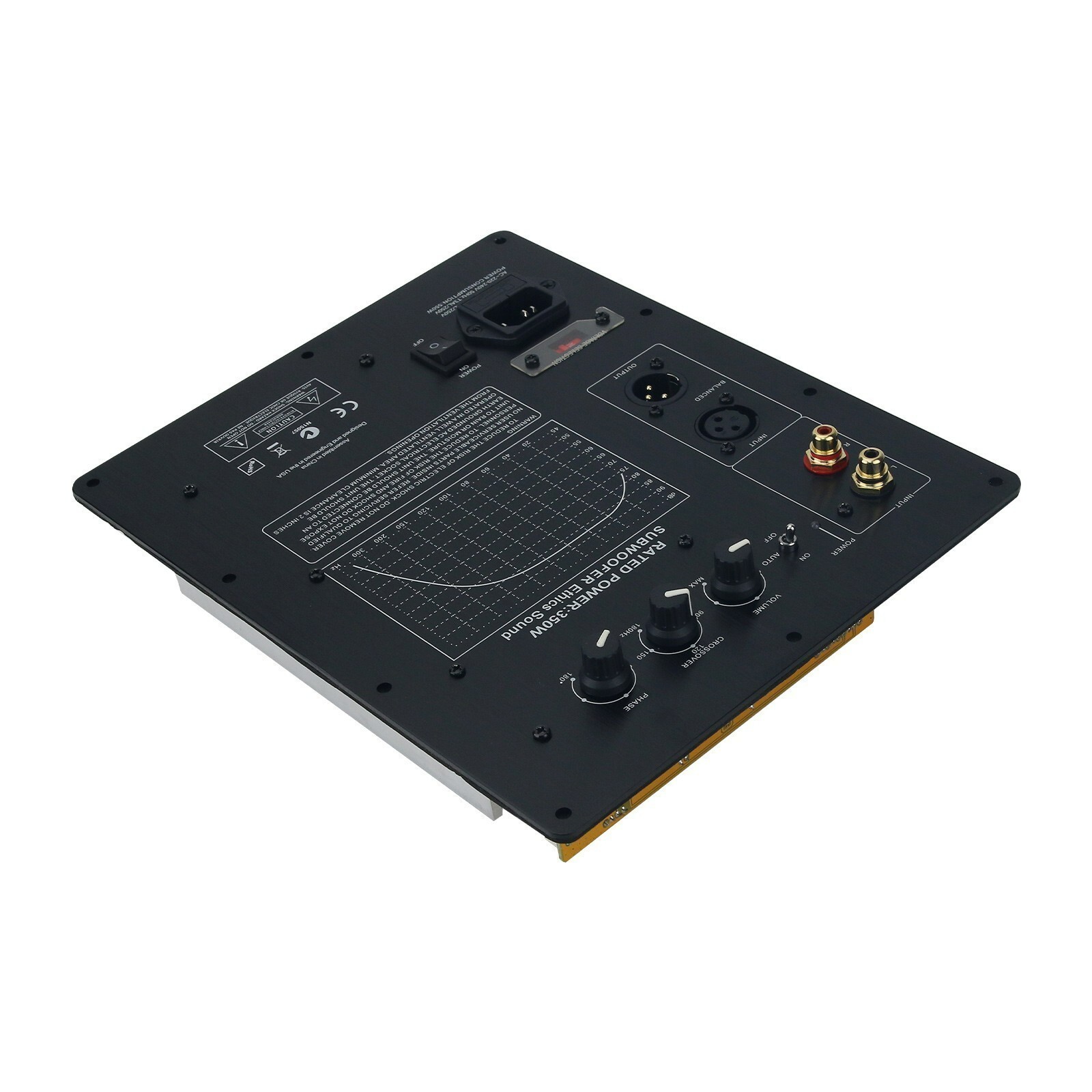 350W Subwoofer Amplifier Board Plate Amplifier for Closed & Phase-Inverted