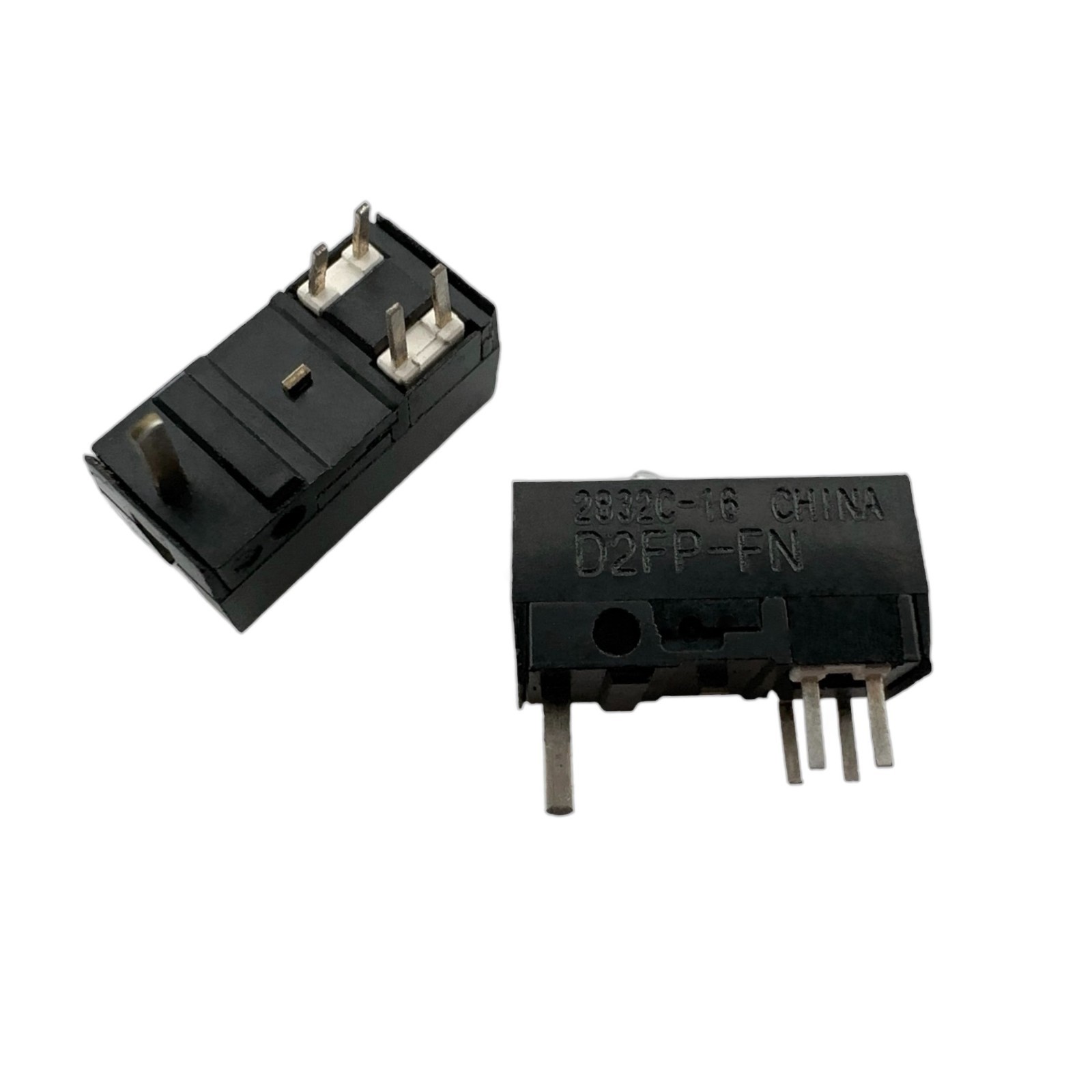 Omron D2FP-FN White Dot Hybrid Optical 5-Pin Mouse Micro Switch (2 Pieces)