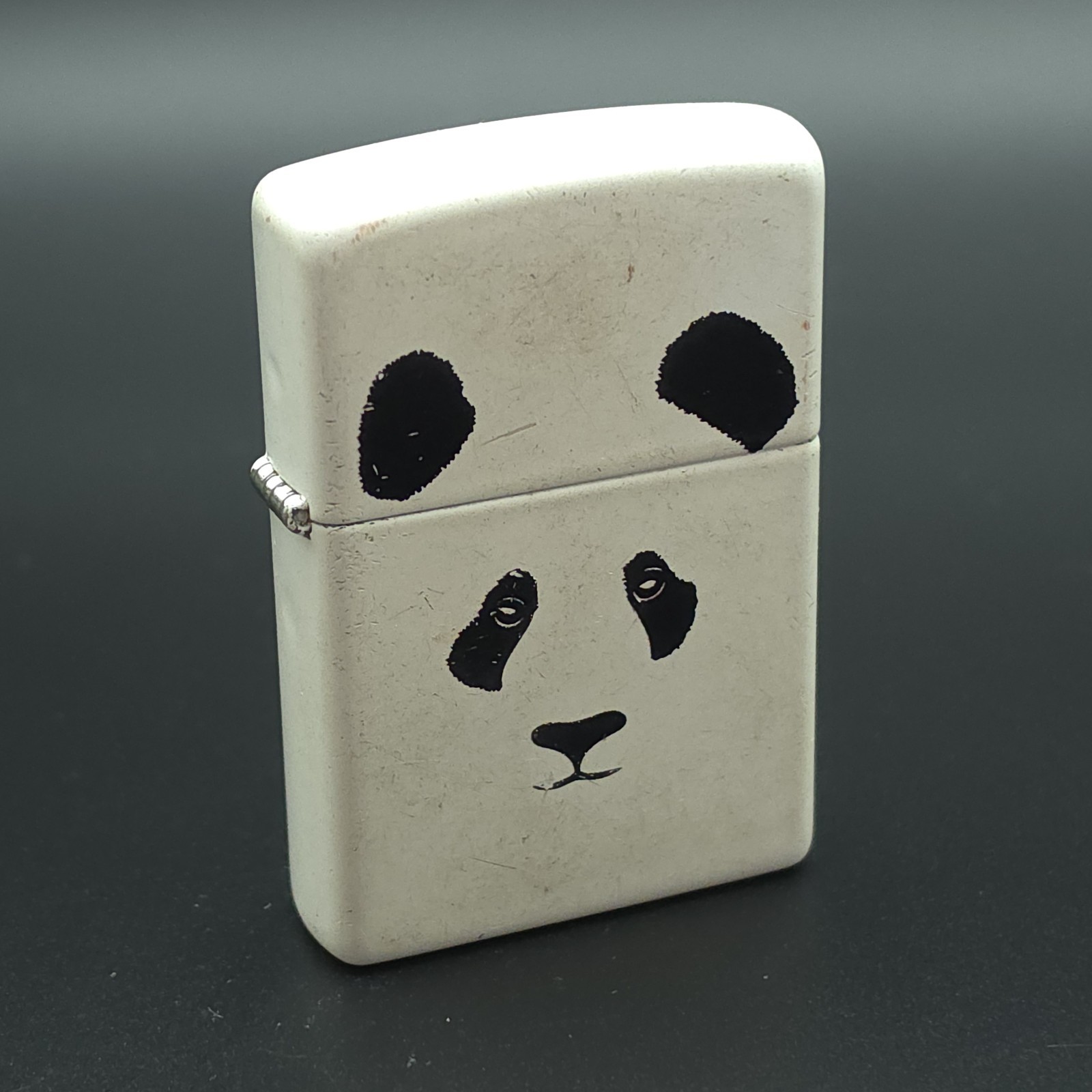 2015 Zippo 28860 Panda Bear White Matte Lighter J 15 Used Untested