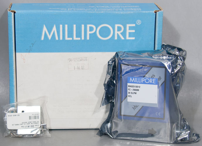 NEW Millipore Tylan FC-2900M 20 slpm HCl Mass Flow Controller, ASM 54-123250A20