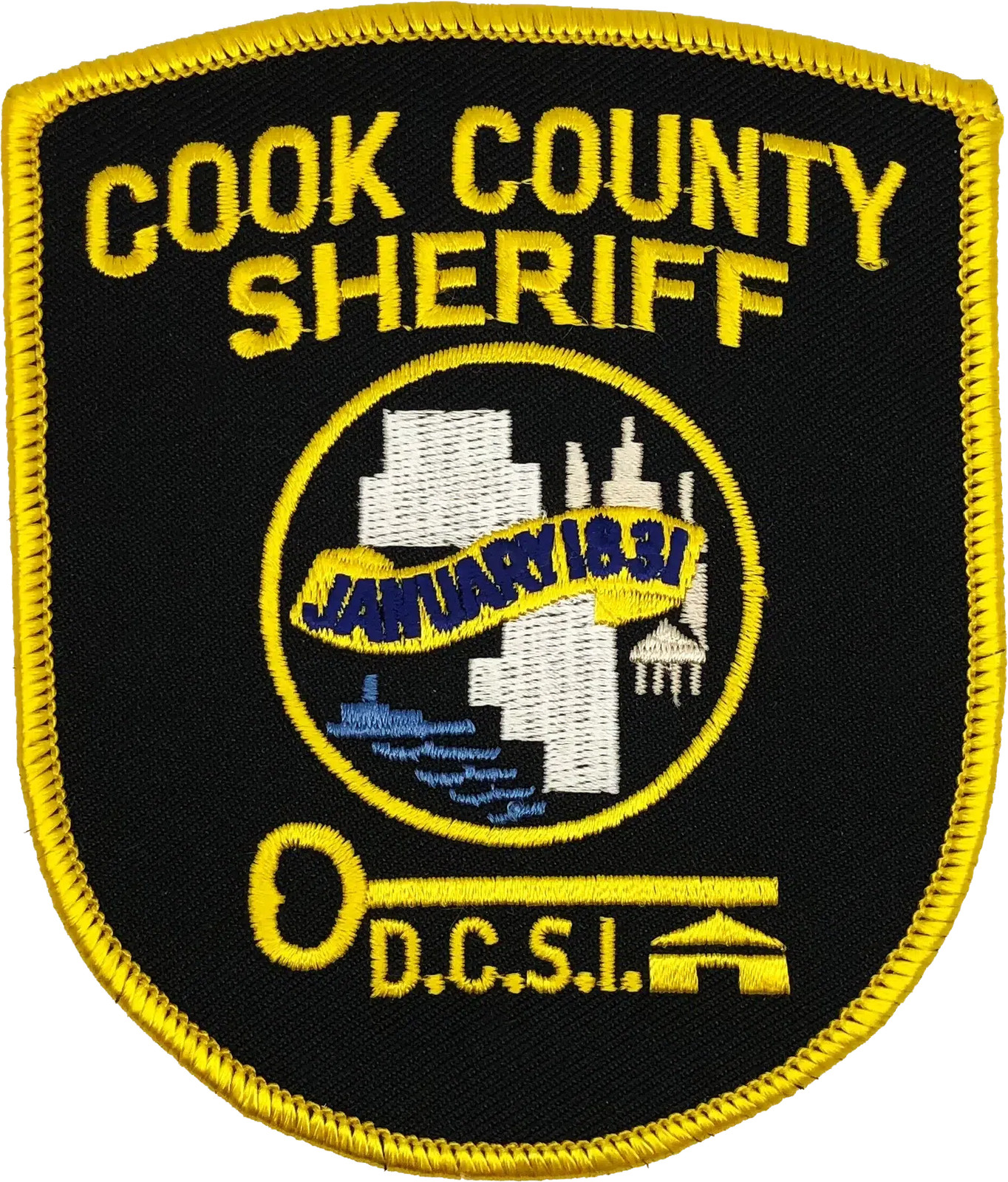 COOK COUNTY SHERIFF SHOULDER PATCH: Department of Community Supervision and I...