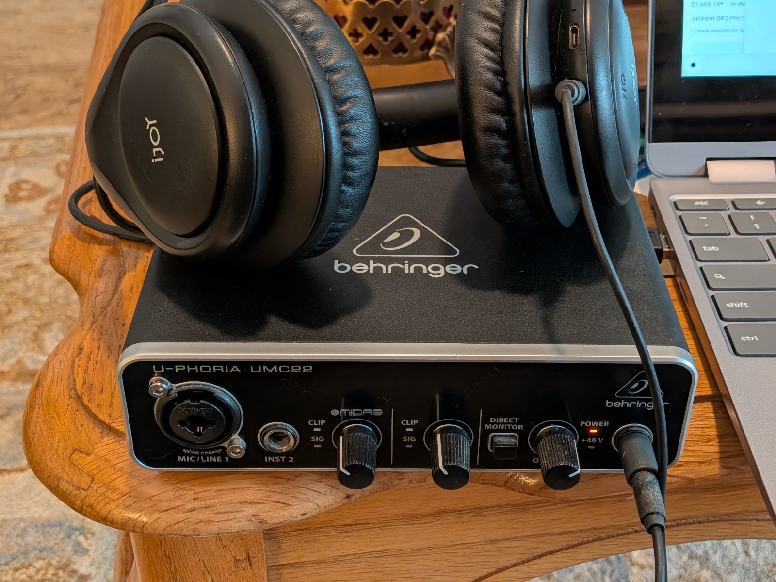 Behringer U-Phoria UMC22 USB Audio Interface - New / Open Box
