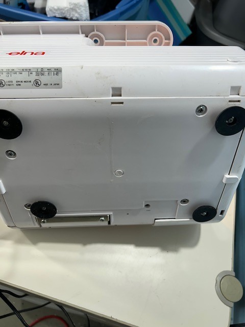 Elna 744 Overlock Serger Sewing Machine Runs See Description / Video READ