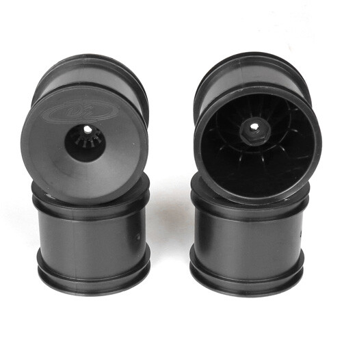 DE Racing SpeedLine Wheels Associated Stadium Truck T5m T6.1 T6.2 ET410 Black