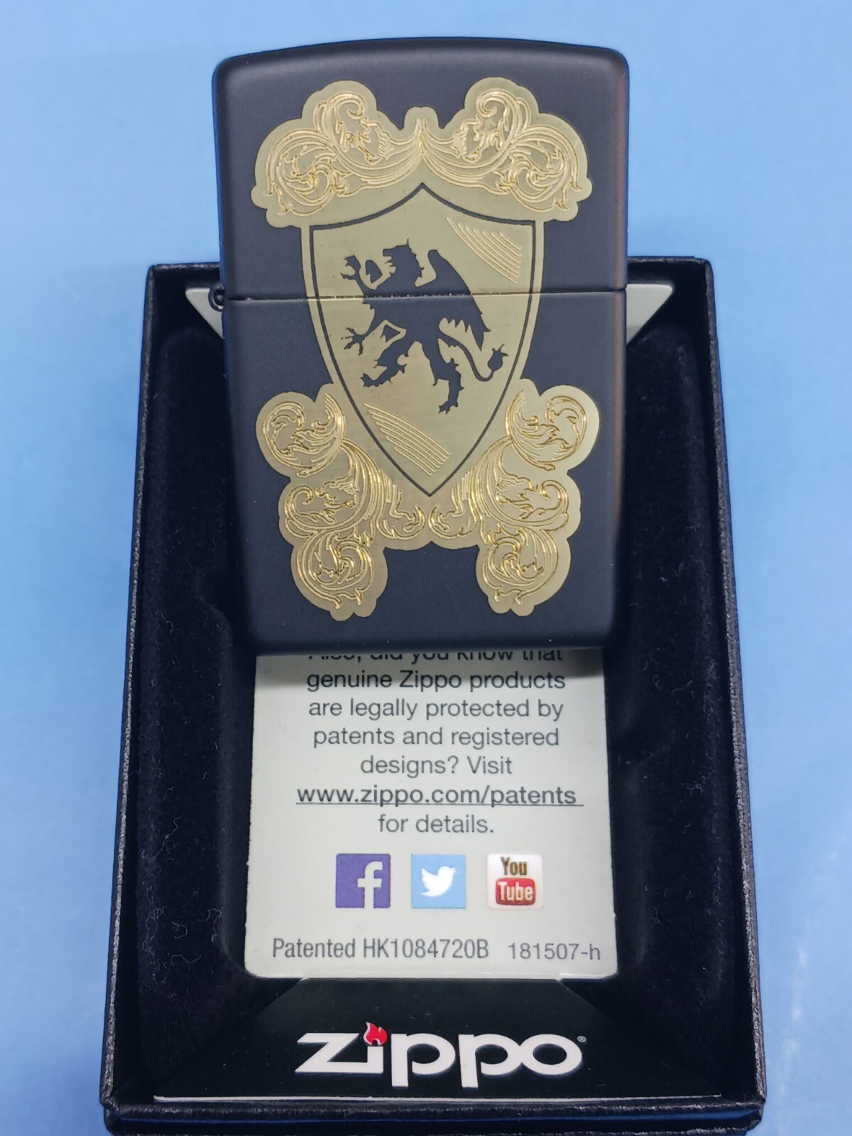 Zippo Royal Griffin Black Matte 28793
