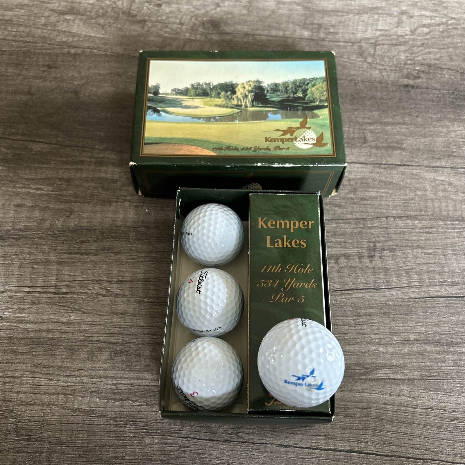 Vintage Kemper Lakes Logo Balls Titleist (4)