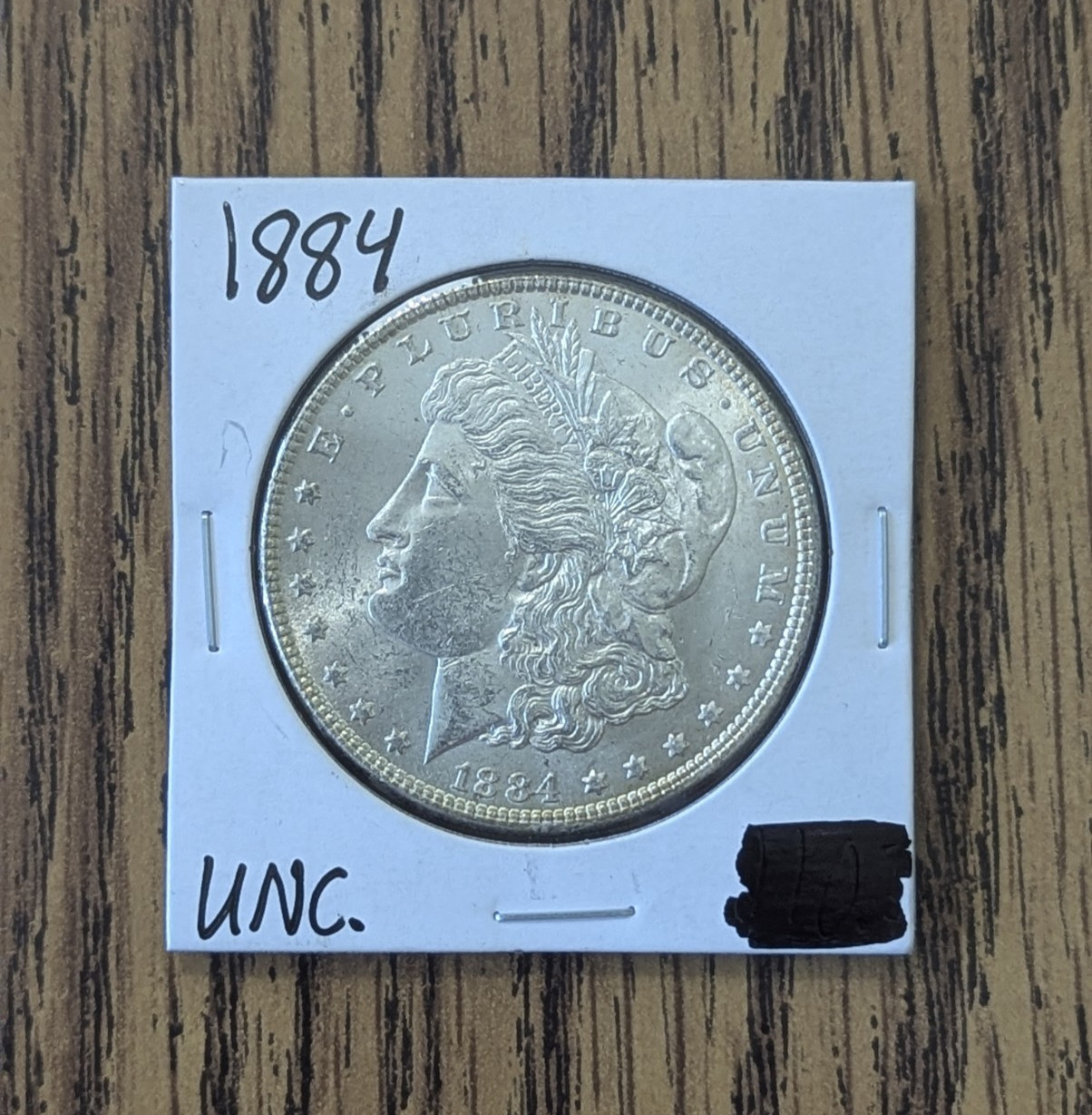 1884 Morgan Dollar UNC 90% Silver $1 US Beautiful Sweet Coin