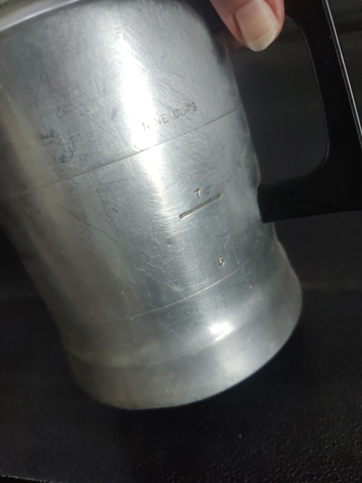 Vintage Comet Stovetop percolator coffee pot 9 Cup Complete