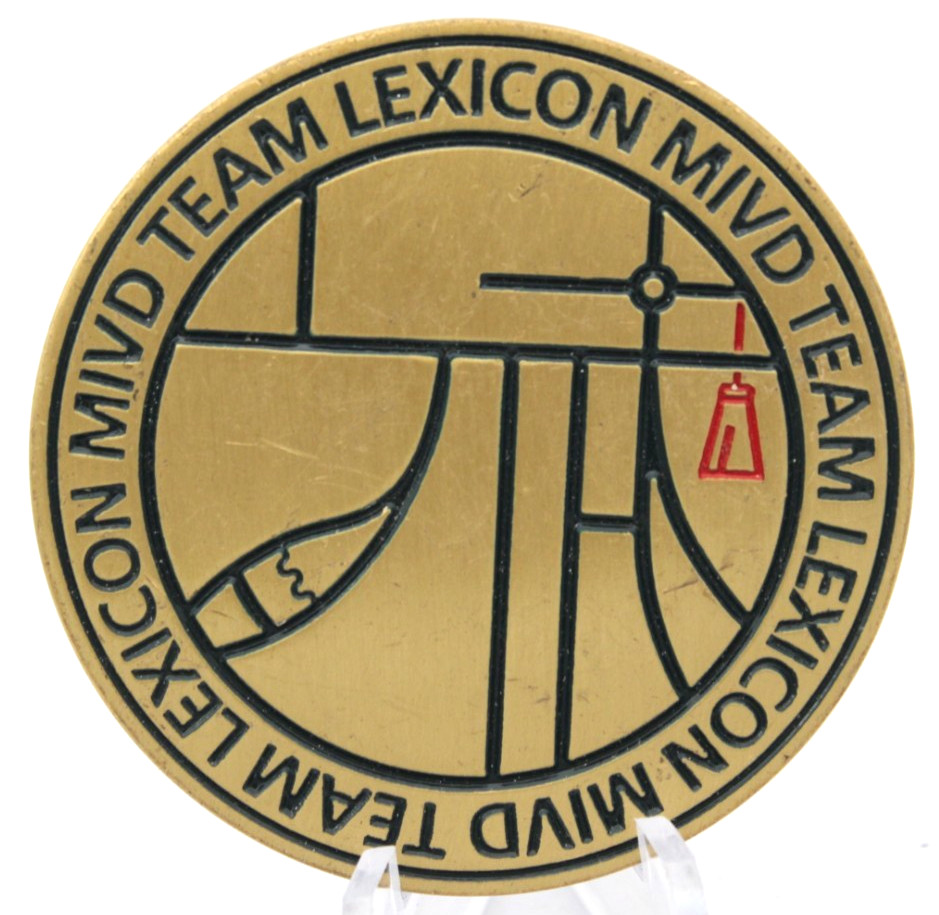 MIVD Team Lexicon Defence Intelligence Service 2" Dutch Military Challenge Coin