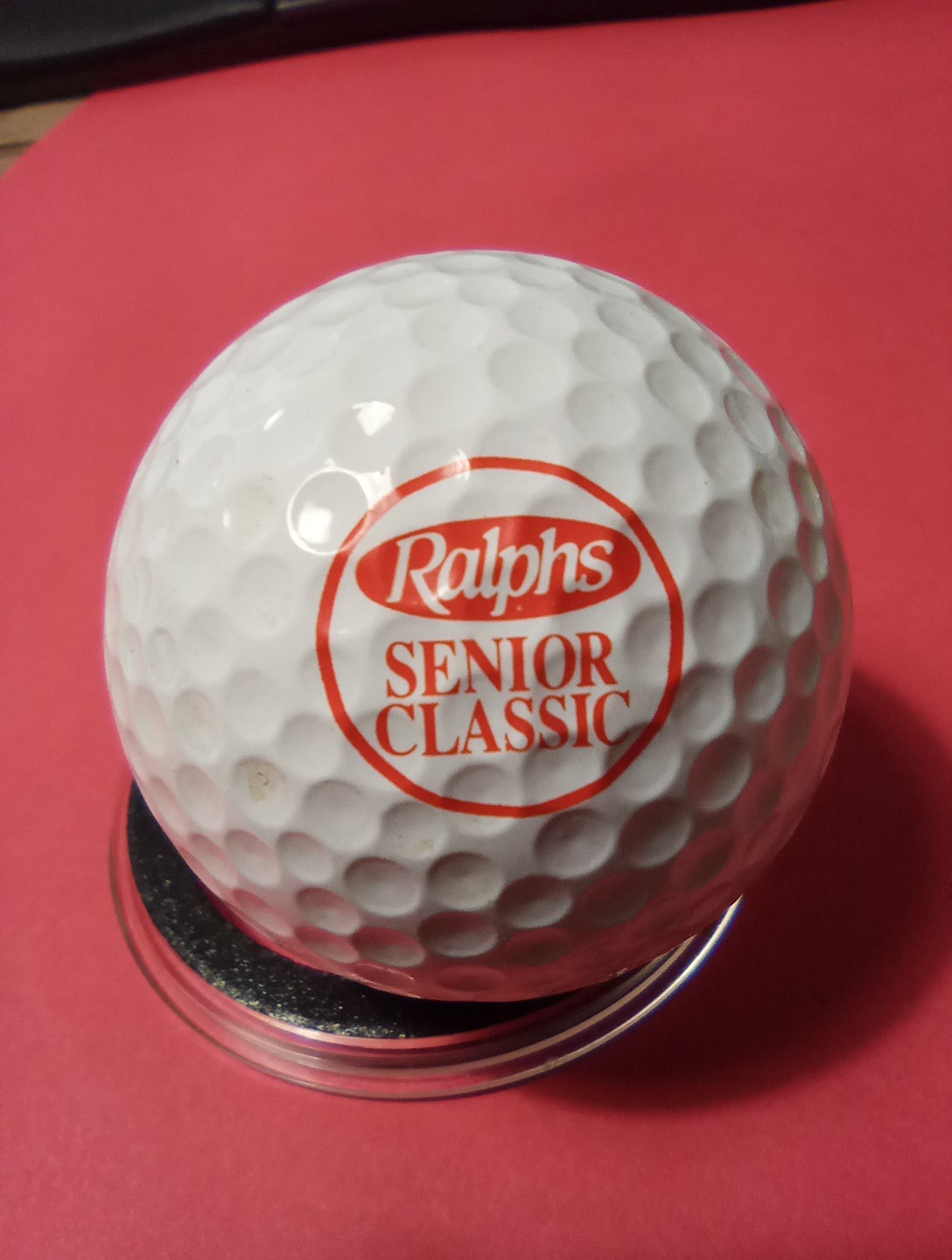 RALPH'S SENIOR OPEN LOGO GOLF BALL GREAT FOR ANY VINTAGE COLLECTION!