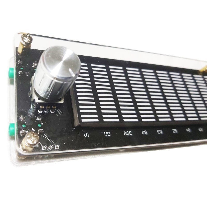 Stereo Music Spectrum Analyzer 20 Segment LED Level Display VU Meter Indicator