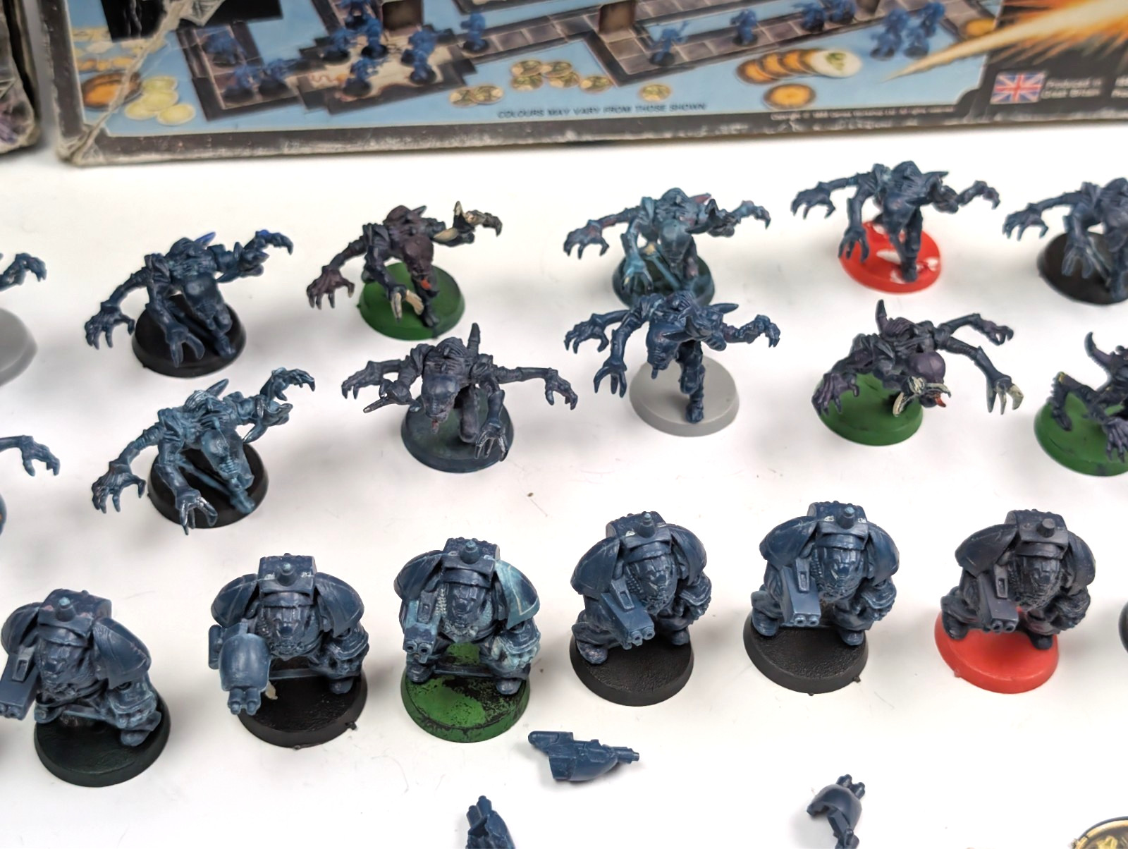 Space Hulk 1st edition Board Game Unpainted 100% complete