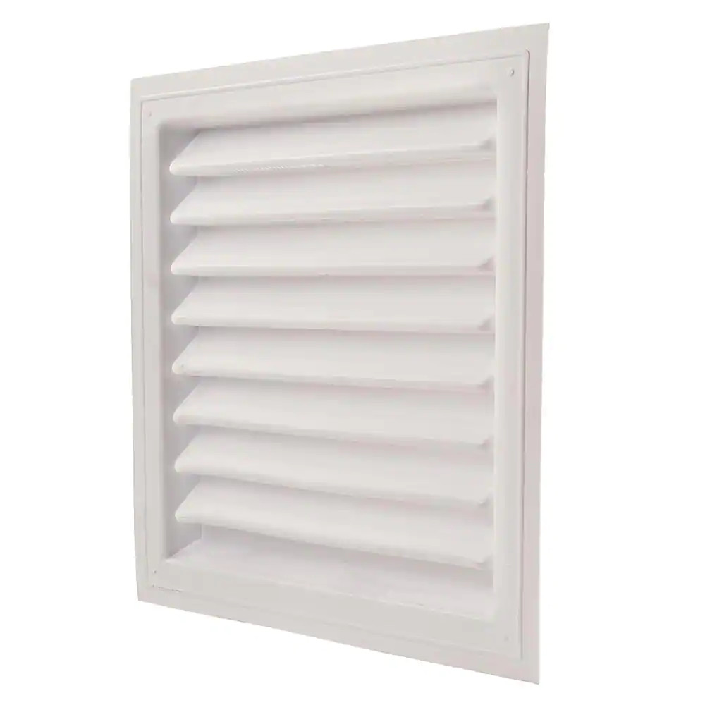 Wall Louver Static Vent Thermoformed Plastic18inx24in Sleek Design Intake Exhaus