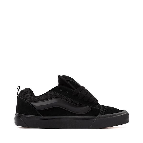 NEW MENS VANS KNU SKOOL SKATE SHOES SNEAKERS BLACK MONOCHROME SIZE 11 12