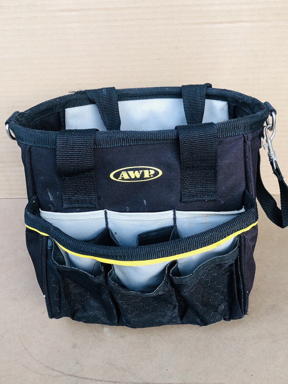 AWP 12" Polyester Open Top Utility Tool Tote Bag 1L-22610