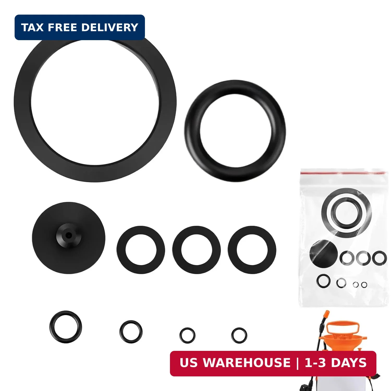 10Pcs Sprayer Seal Rings, Pump Sprayer Parts Rub Garden Sprayer Replacement Part