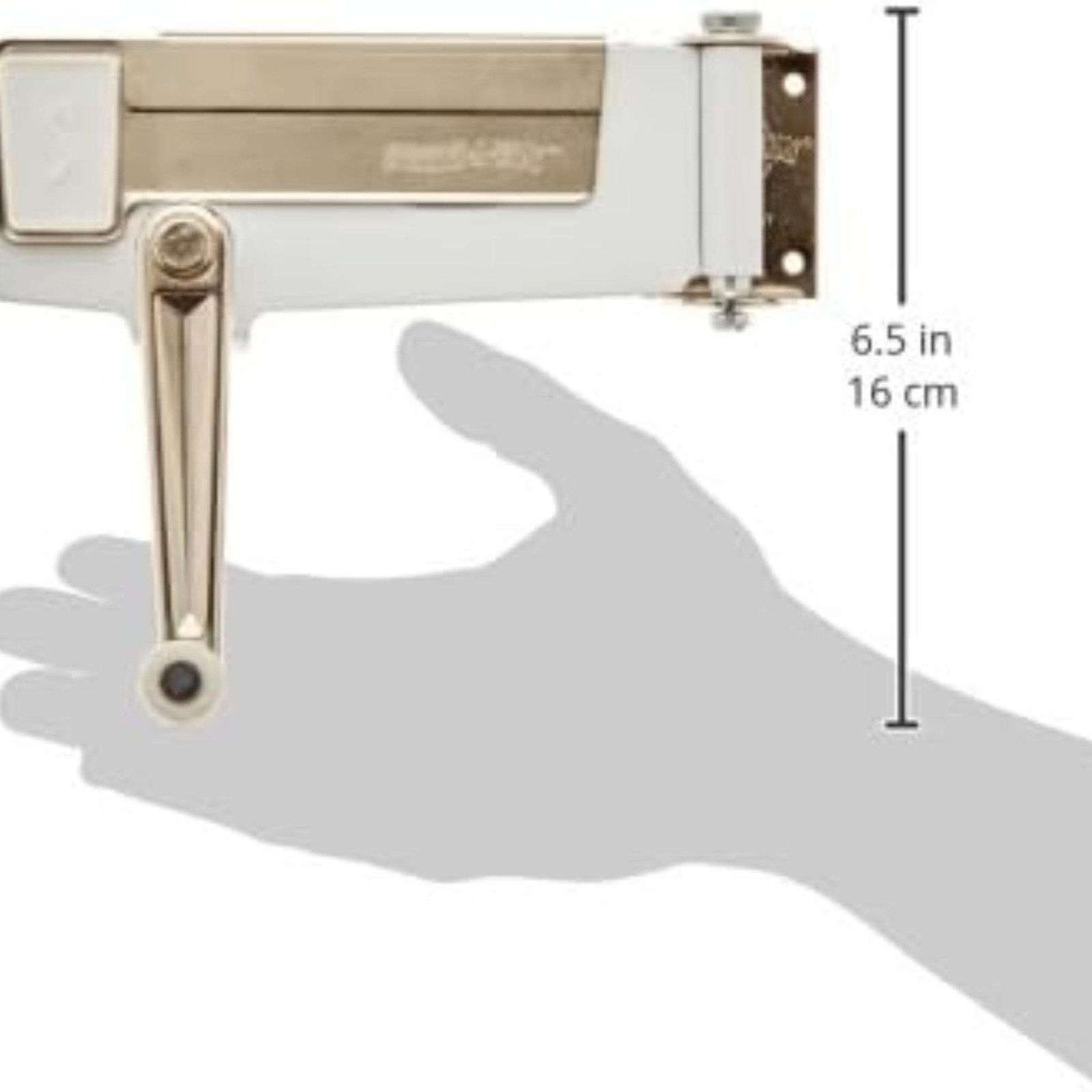 Wall Mount Can Opener with Magnet, 1-Pack, White -