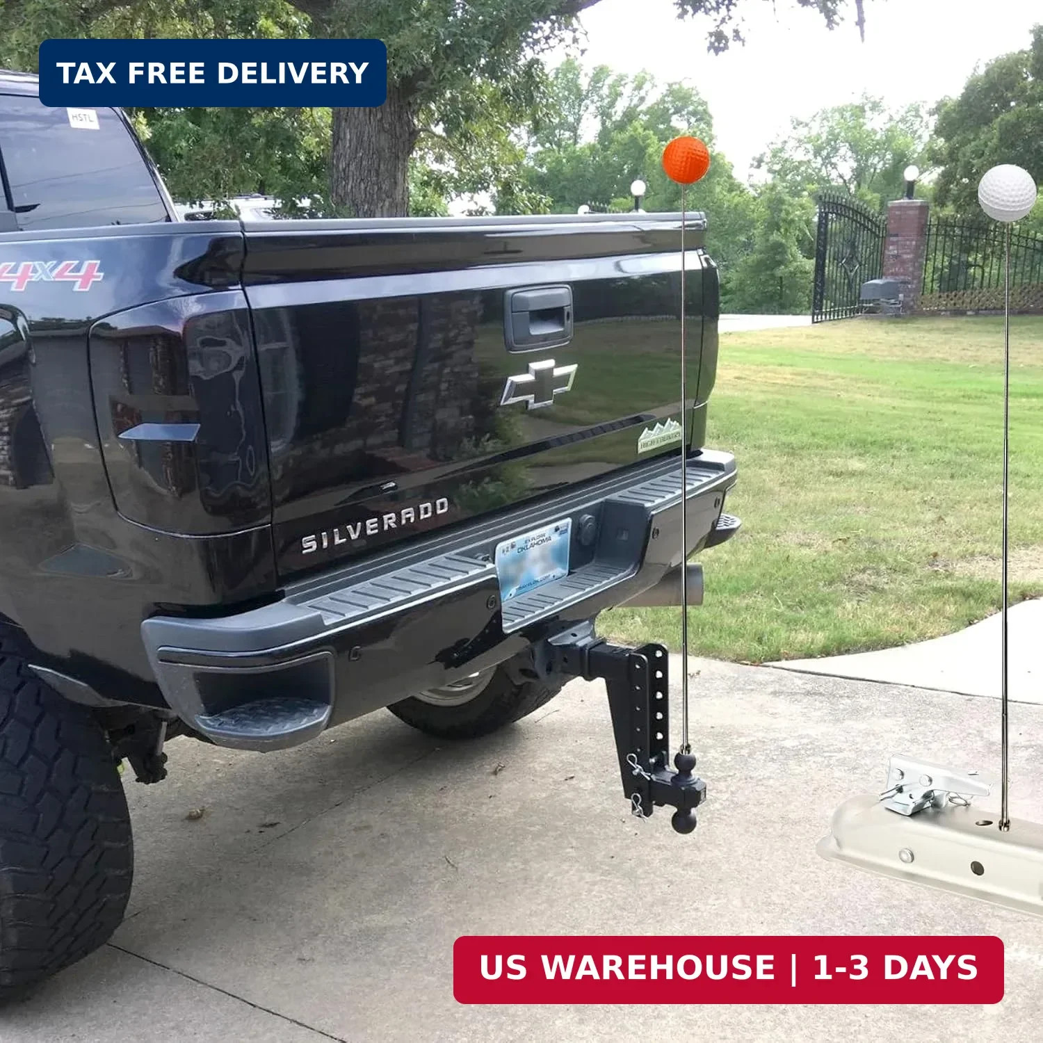 2pcs Tall Adjustable Magnetic Alignment Kit, Trailer Guide Poles, RV Accessories