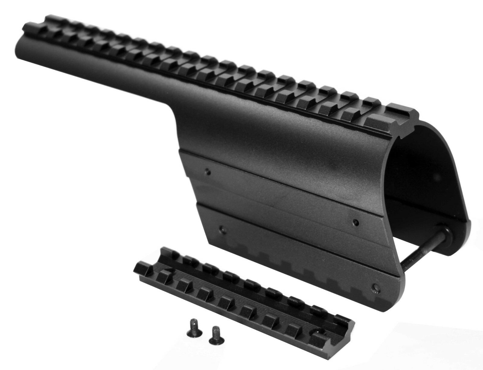Benelli nova 12 gauge shotgun pump sight base rail mount adapter picatinny black