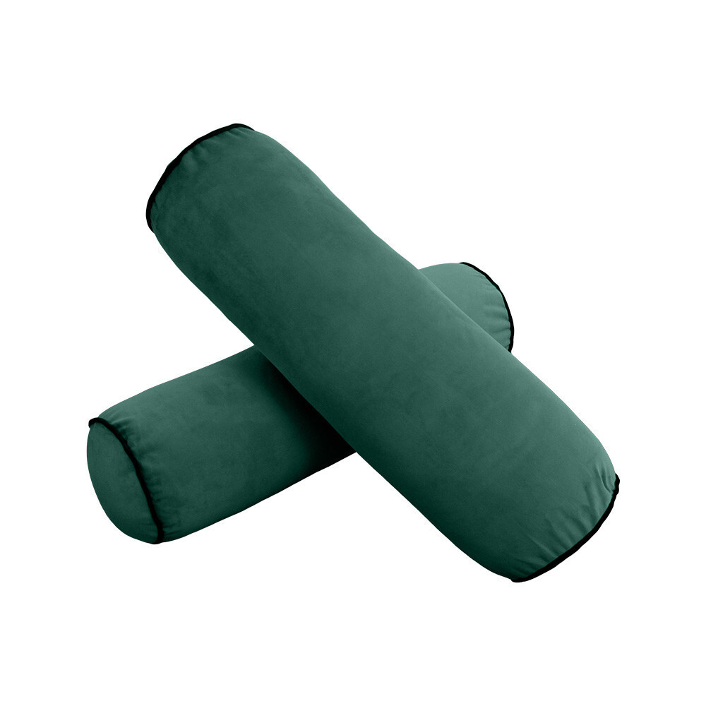STYLE V2 TwinXL Velvet Contrast Indoor Daybed Mattress Pillow |COVER ONLY| AD317