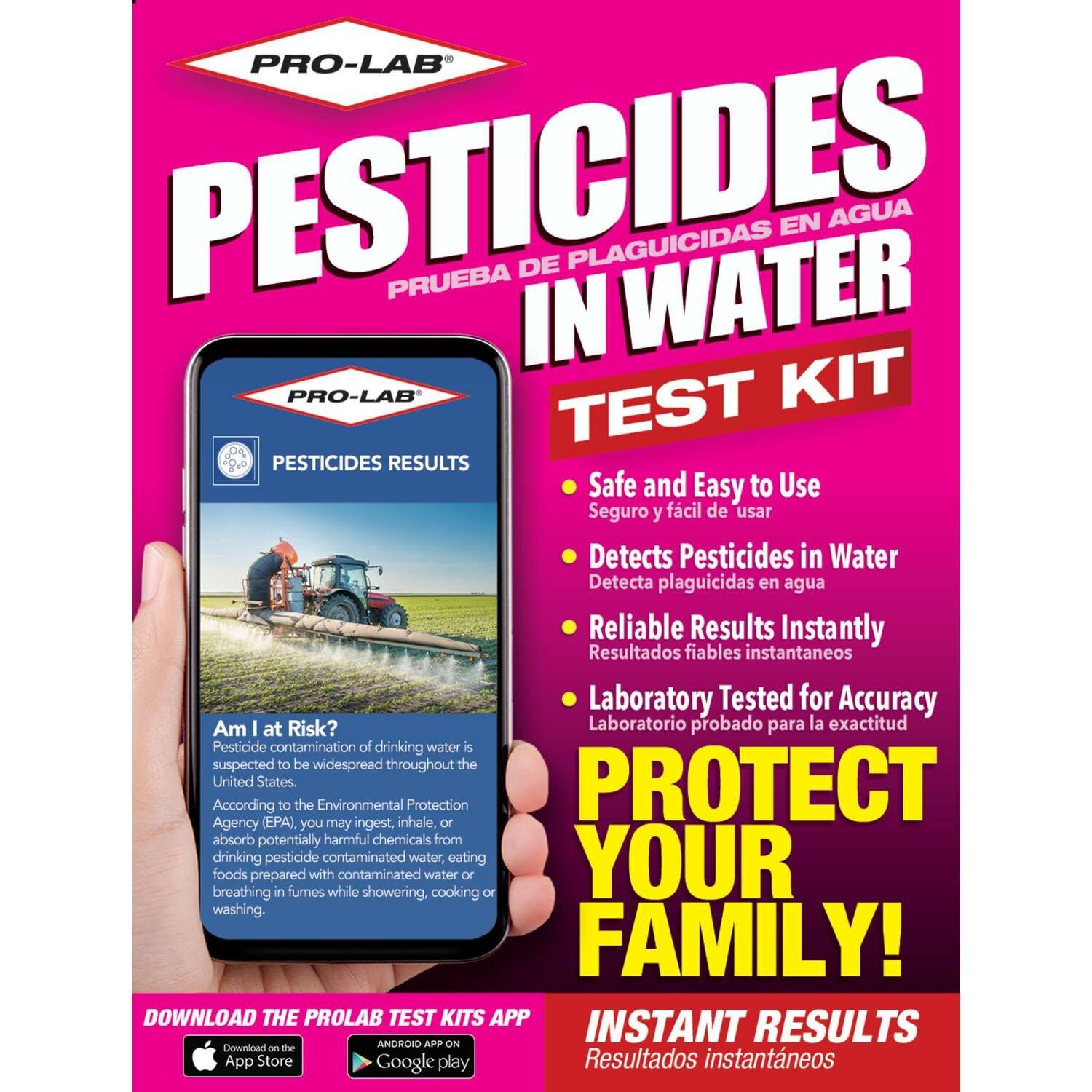 Pro Labs Pesticides In Water Test Kit