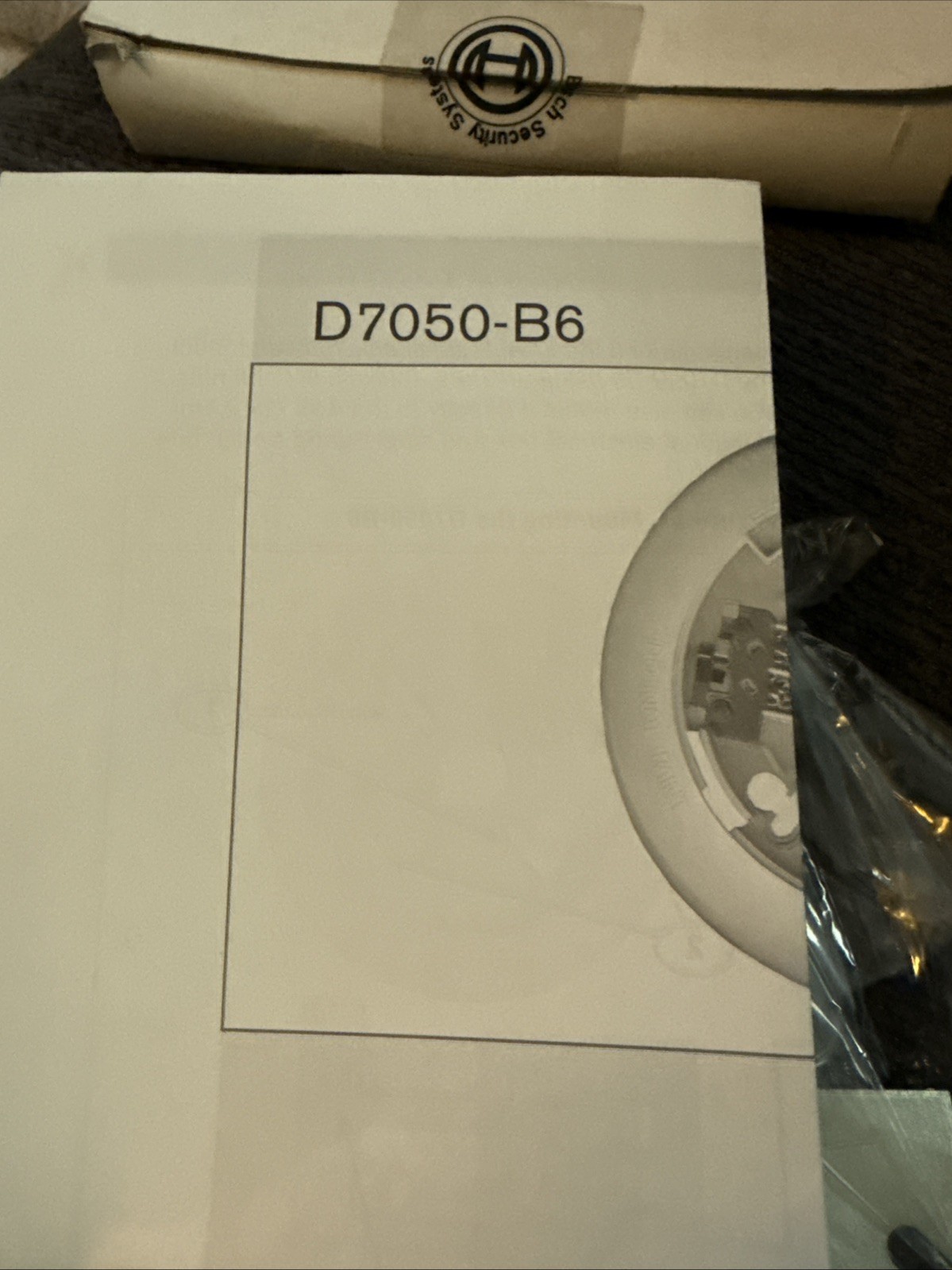 BOSCH D7050-B6 2-WIRE SMOKE DETECTOR BASE FOR 7050