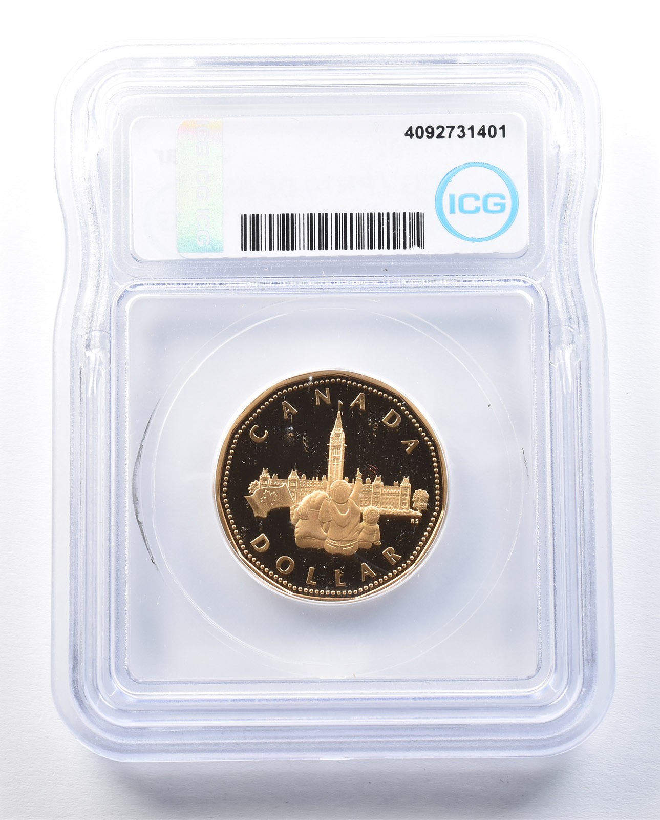 1867-1992 Canada Dollar PR70 DCAM ICG *8941